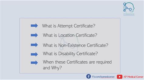 What Is Attempt Location And Non Existence Certificates Medical