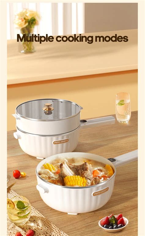 Electric Hot Food Cooking Pan Grill Plate Warmer And Griddle Frying Mini Boil Water Noodles