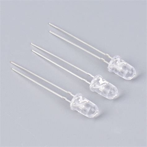 Pcs Super Bright Mm Round Uv Purple Led Emitting Diode F Led