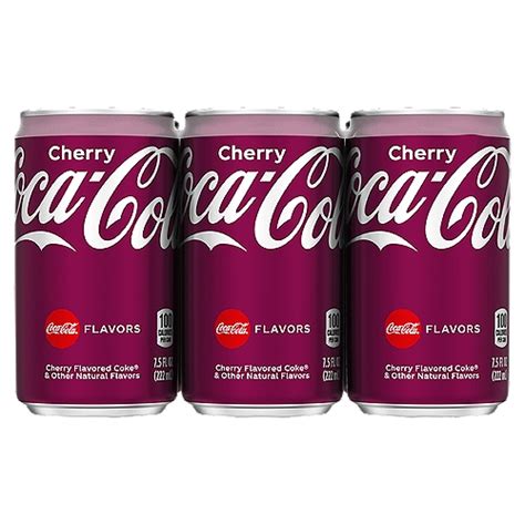 Coca-Cola Cherry Cans, 7.5 fl oz, 6 Pack