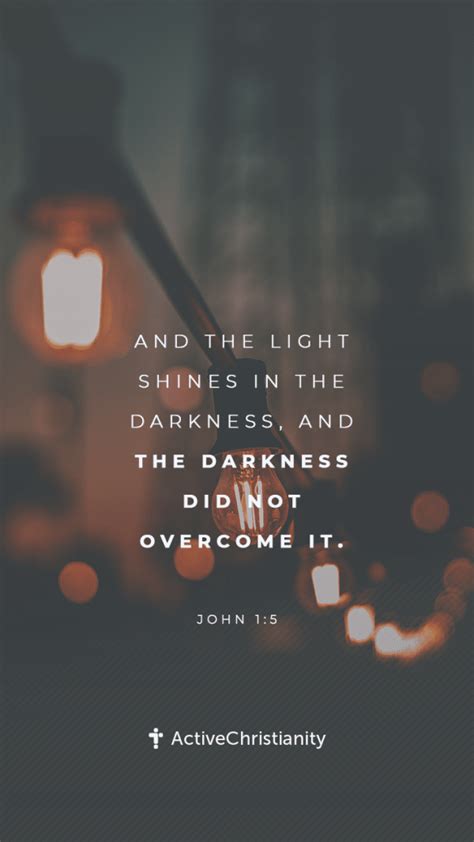 John 1 5 Bibleverse Wallpaper And The Light Shines In The Darkness And The Darkness Did Not