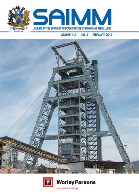 SAIMM Journal Of The Southern African Institute Of Mining And Metallurgy