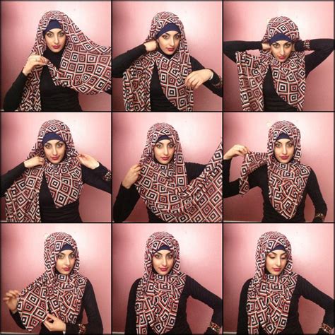 Tying The Hijab Step By Step Guide Britishasianroots