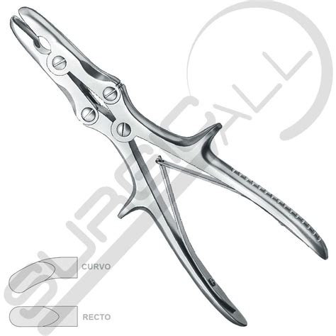 PINZA GUBIA STILLE LUER RECTA CURVA 22 Cm SURGICALL