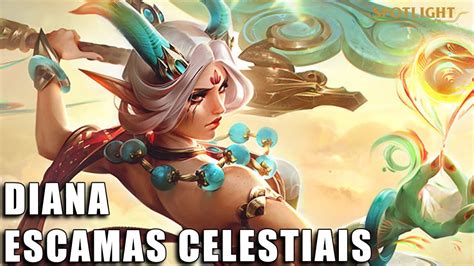 Diana Escamas Celestiais League Of Legends COMPLETO YouTube