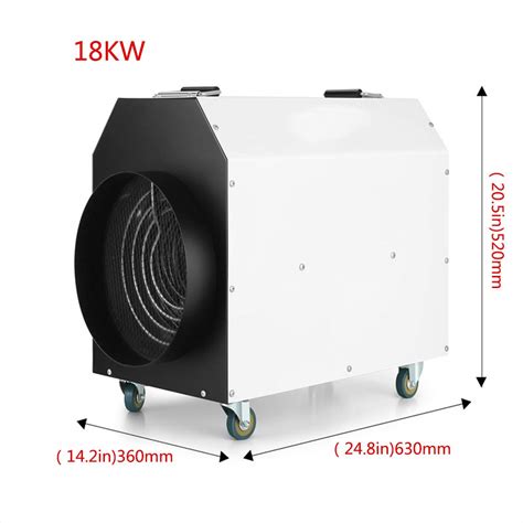 Buy Industrial Heaters 3kw18kw 220v380v Breeding Hot Air Blower 3 Speed Settings With