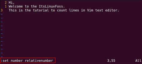 How To Show Line Numbers In Vim Vi Its Linux Foss