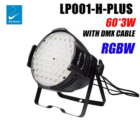 Big Dipper LP001 PLUS LP001 H PLUS Stage Lights 60 LED 3W RGBW Par