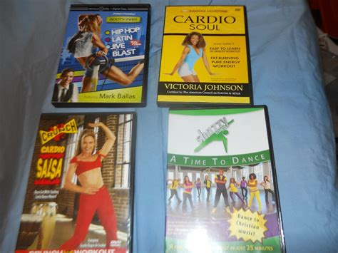 Lot Of 5 Dance Workout Dvds Cardio Soul Salsa Hip Hop Latin Synergy Ebay