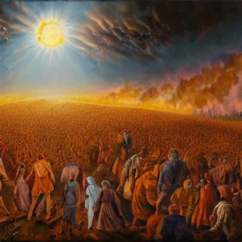 Painting Of Jehovahs Witnesses Apocalypse Stable Diffusion