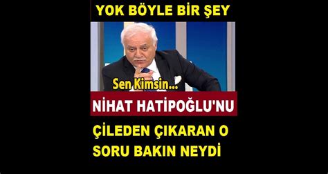 Nihat Hoca Y K Zd Ran Soru Bak N Ne Sordular