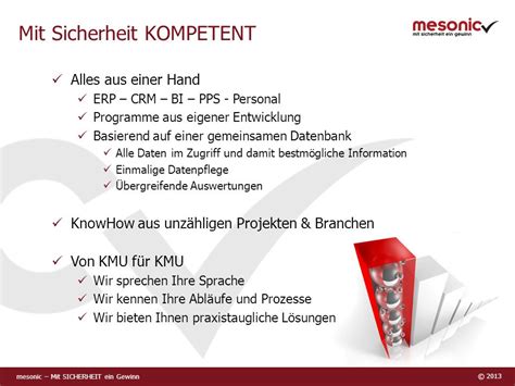 Integrierte Unternehmenssoftware für KMU und Mittelstand ppt