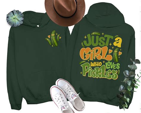 Just A Girl Who Loves Pickles Shirt Pickle Lover Girls Shirt Just A