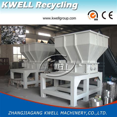 Plastic Shredder Hdpe Pipe Drum Film Block Lump Bag Shredding Machine