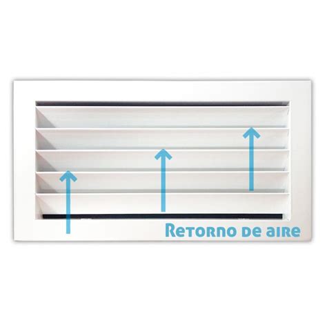 Rejilla De Ventilaci N Retorno Blanco X Mm Leroy Merlin