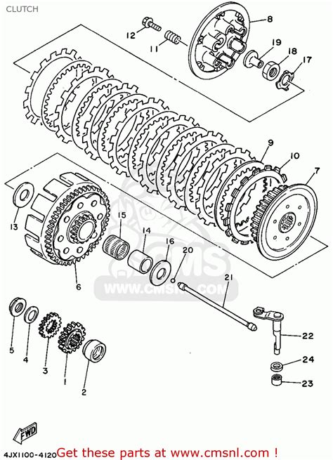 4EW1637101 Boss Clutch Yamaha Buy The 4EW 16371 01 At CMSNL