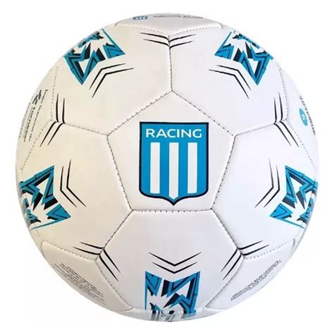 Pelota Futbol Racing Cilindro Nº5 Drb Dribbling Cocida