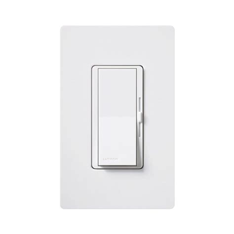 Lutron Diva Dvcl 153p Wh 150 Watt Max Cfl And Led White Dimmer Led Lighting