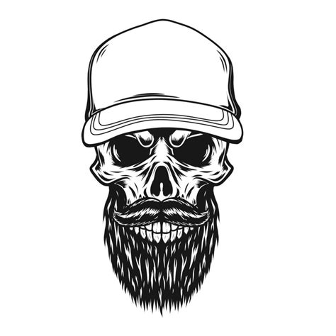 Bearded Skull Vector Art, Icons, and Graphics for Free Download