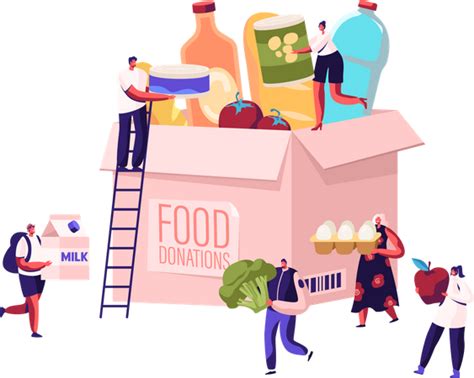 donate leftover food illustrations   svg png eps