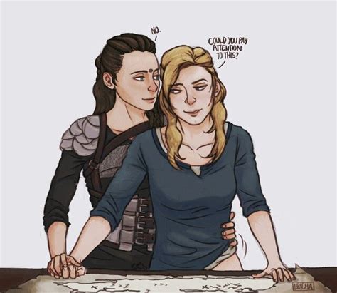 Clexa Fan Art The 100 Clexa Clexa The 100