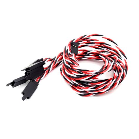 Safeconnect Twisted Cm Awg Servo Lead Extension Futaba Cable With