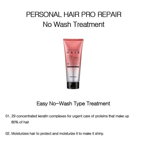 Tonymoly Personal Hair Pro Repair No Wash Treatment Ibbi Korean