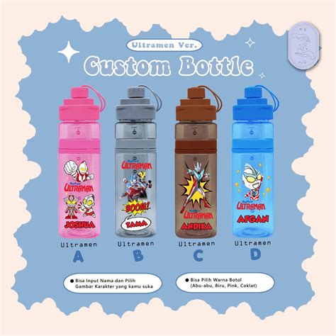 Jual Miso Ultramen Botol Minum Anak Botol Karakter Custom Botol Ml