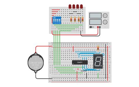 Circuit Design Bcd A 7 Segmentos Tinkercad