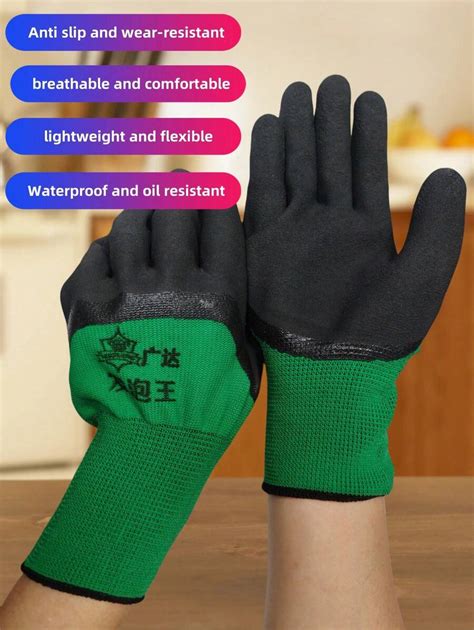 Pares De Guantes Protectores Y Resistentes Al Desgaste De L Tex