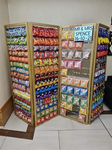 A Display Case Filled With Lots Of Different Types Of Candy