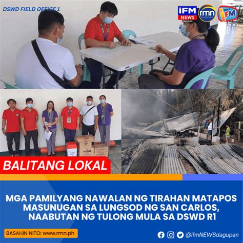 Mga Pamilyang Nawalan Ng Tirahan Matapos Masunugan Sa Lungsod Ng San