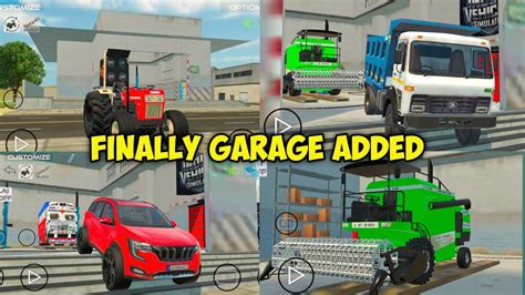 Finally Garage आ गय in Indian Vehicles Simulator 3d Indian