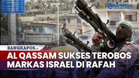 Markas Israel Berhasil Diterobos Brigade Al Qassam Baku Tembak Tak