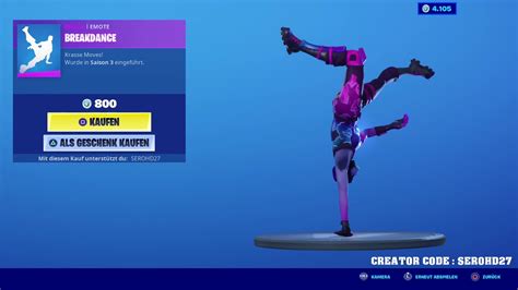 FORTNITE BREAKDANCE EMOTE EPISCH YouTube