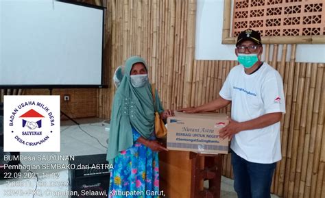 Bantu Warga Terdampak Covid Unpar Astra Salurkan Paket Sembako