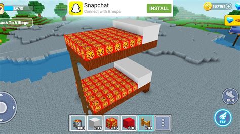 Mini Block Craft 3d Gameplay 73 Ios And Android Magma Bunk Bed Youtube