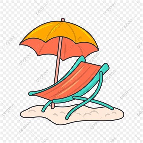 Beach Chair Vector Png