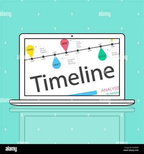 Timeline Process Progress Development Concept Stock Photo Alamy