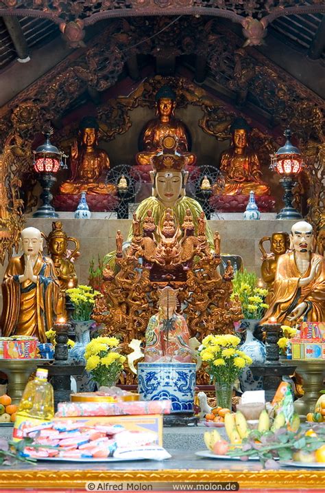 Photo Of Altar With Gods Statues Den Trinh Temple Perfume Pagoda Vietnam