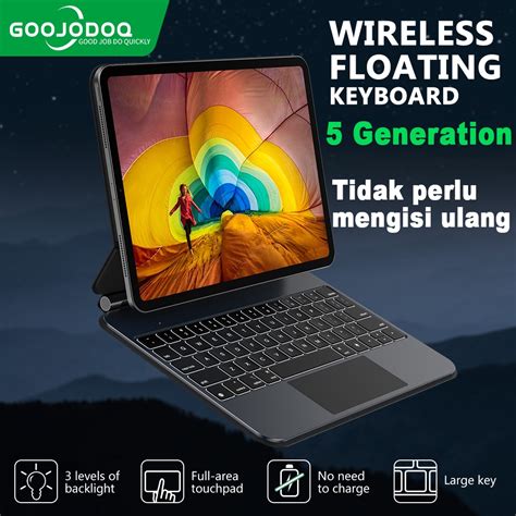 Jual Goojodoq Magic Keyboard Case For Ipad Pro Air Wireless Gen