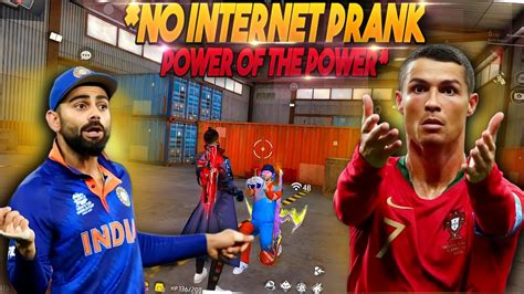 No Internet Prank Legendry Cr With New King Kohli Prank