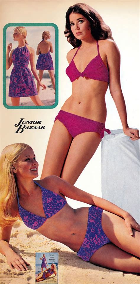 Sears 1 Summer 1972 Seventies Fashion Vintage Swimsuits Vintage Swimwear