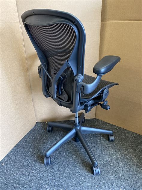 Classic Herman Miller Aeron Posture Fit Flipper Arms Single Lever