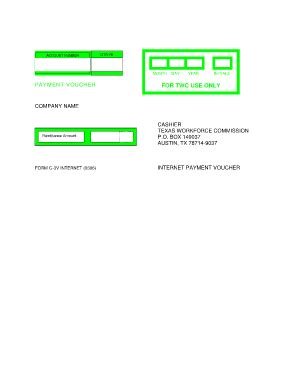 Fillable Online Twc State Tx Filled Commission Voucher Form Fax Email