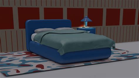 Cartoon Bed 3d Model Cgtrader