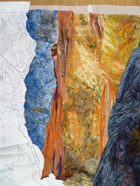 Cathy Geier S Quilty Art Blog Zion Narrows Landscape Art Blog