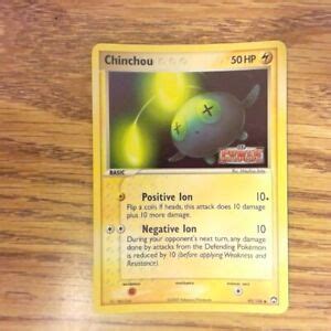 Chinchou Power Keepers Reverse Holo Common Pokemon Card Ex