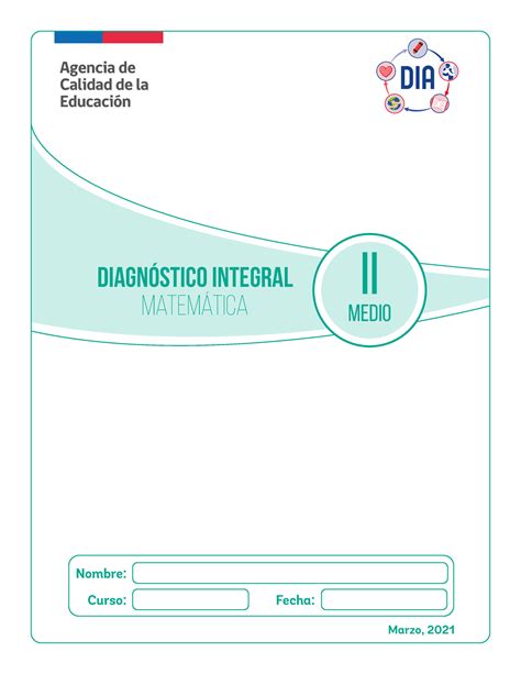 Prueba Matematica Ii Medio Nombre Curso Fecha Diagn Stico Integral