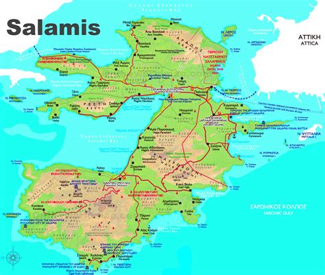 Salamis tourist map - Ontheworldmap.com